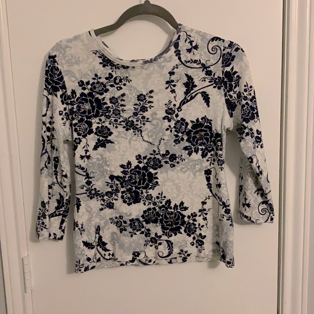 3/4 sleeve casual top